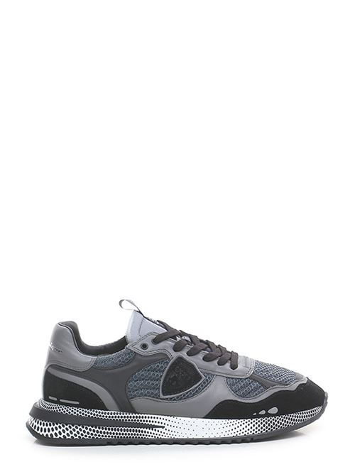 OLYMPIQUE LOW PHILIPPE MODEL | A012052FR03 FANCY RESAU_NOIR GRIS